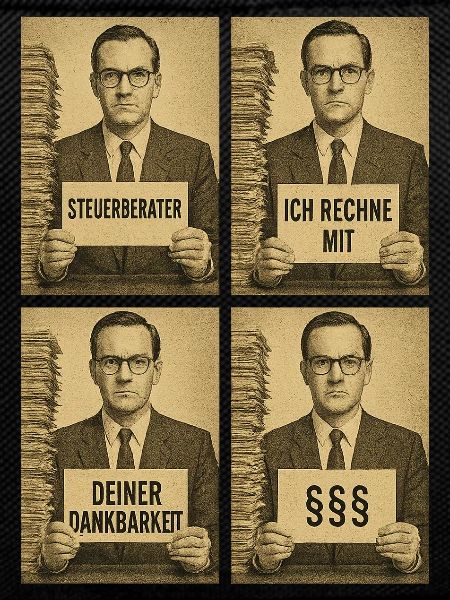Steuerberater Ironie Collage