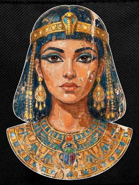 Cleopatra - Queen of Egypt (fresco)