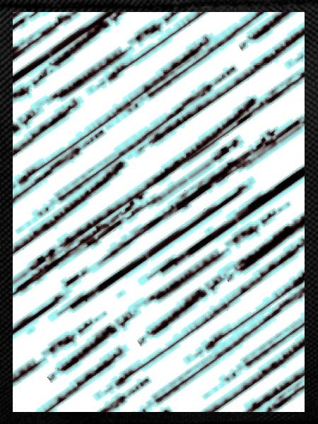Diagonal turquoise texture