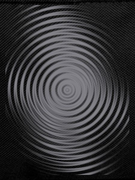 Gray Circle Spiral Zen Pattern