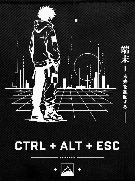 Ctrl Alt Esc Neon Skyline