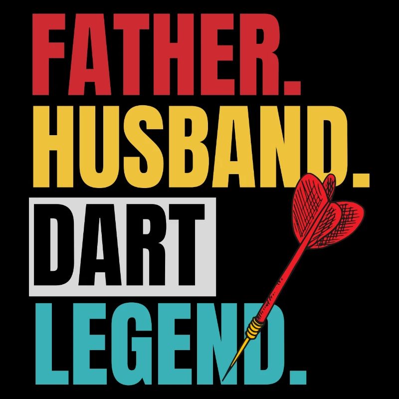 Papa Mann Dart Dartpfeil Geschenk