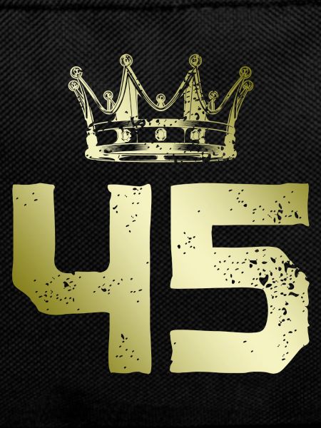 45 Number crown