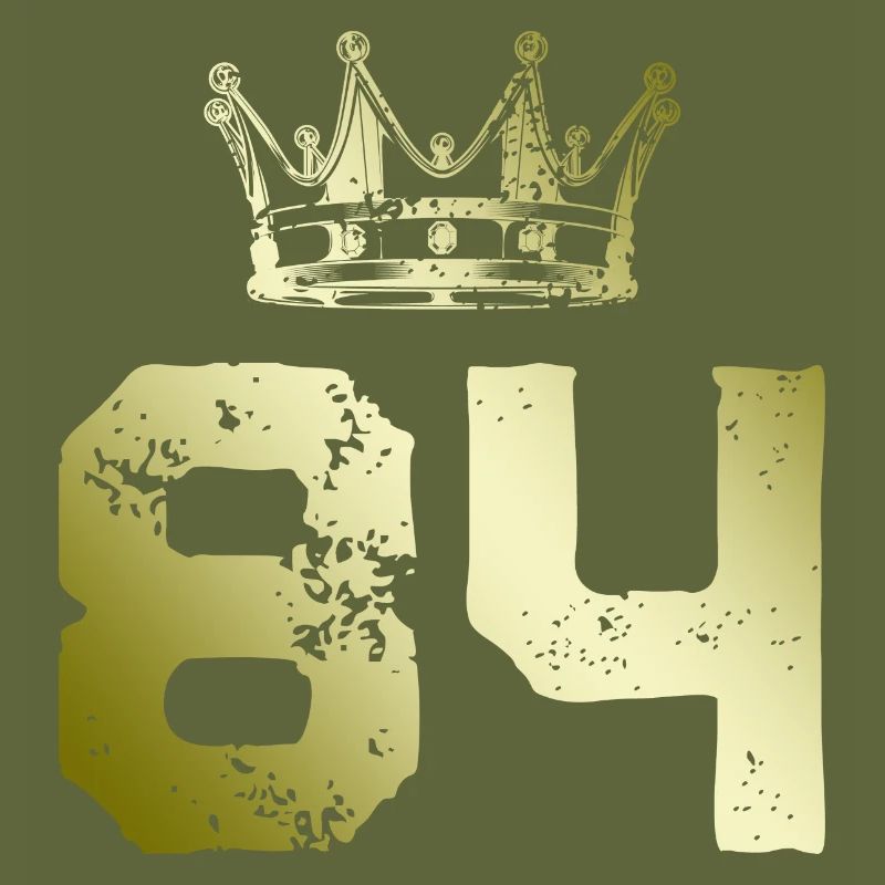 84 Number crown