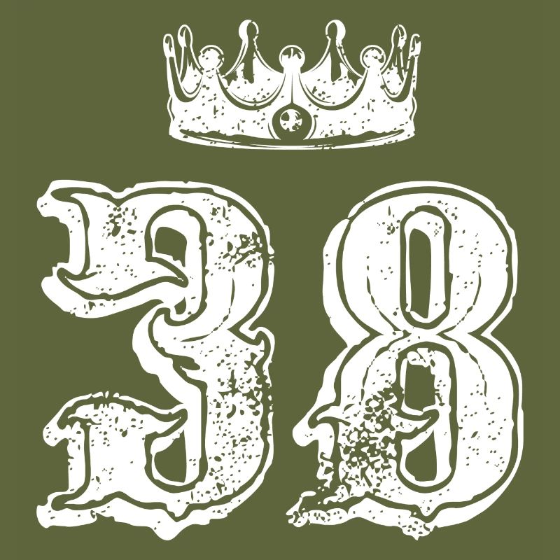 38 Number crown