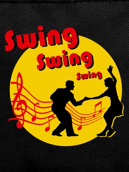 Couple dancing swing