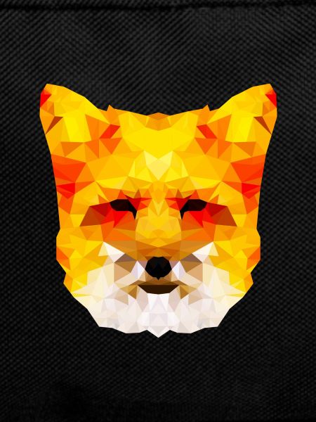 Beautiful fox polygon design