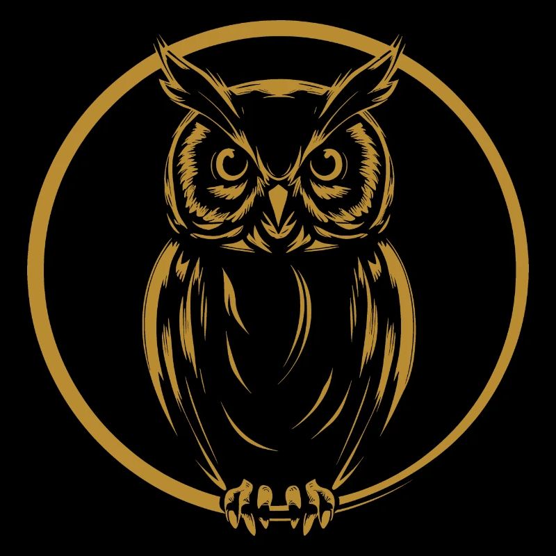 Eule grafisch Eulengrafik