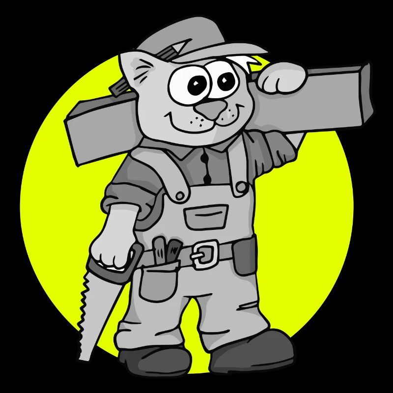 Occupation Carpenter Retro