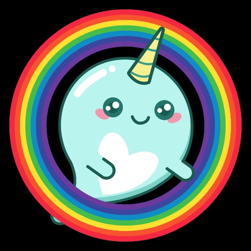 Rainbow Narwhal