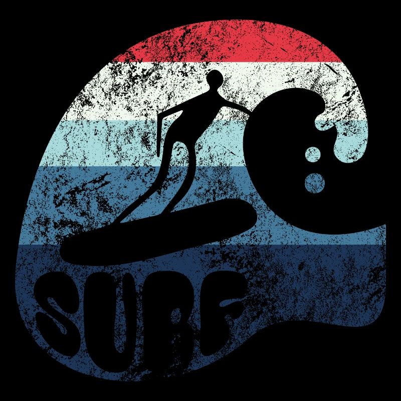 Wave - Surfer - Surf - Gift