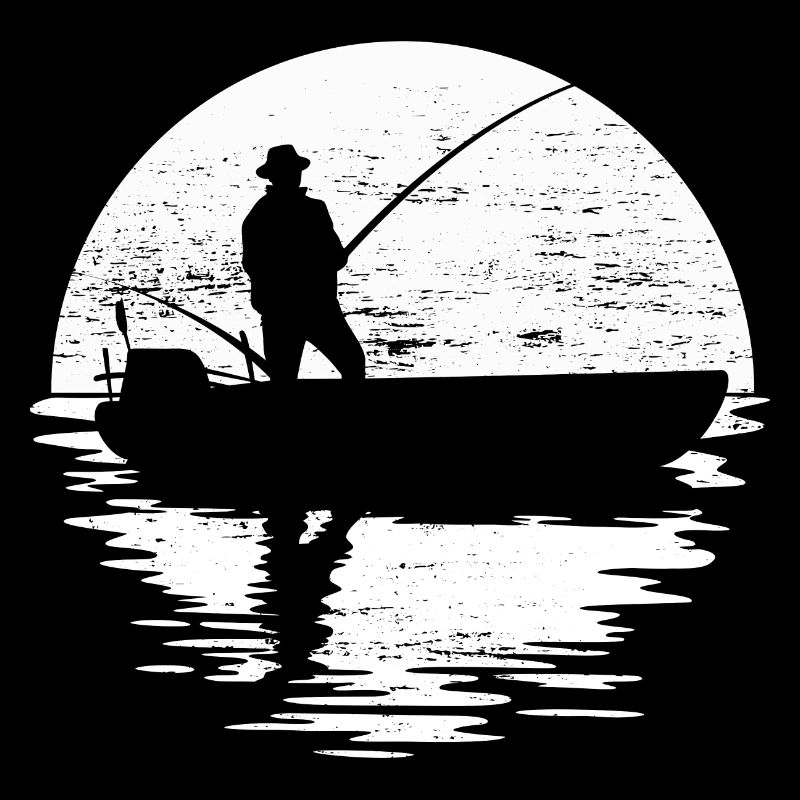 Pêche à la pleine lune - Cadeau de pêcheur