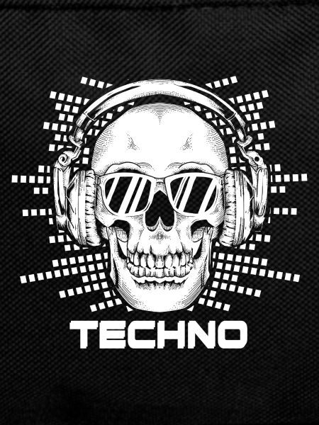 Techno Music Minimal Skull Glasses