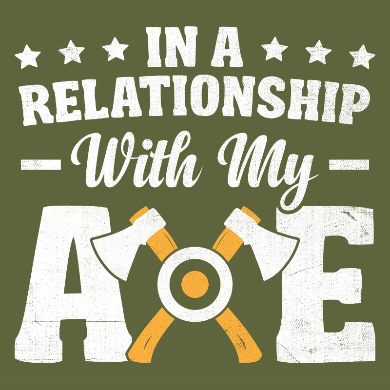 In einer Beziehung Mit Meinem Axtwerfenden Beil