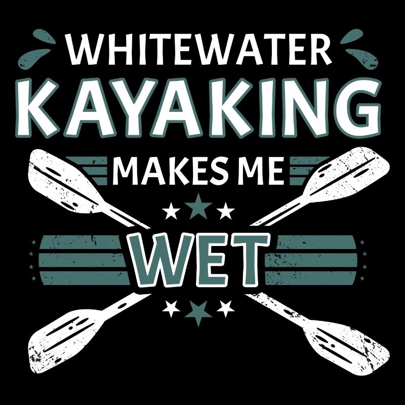Le kayak en eau vive me rend humide