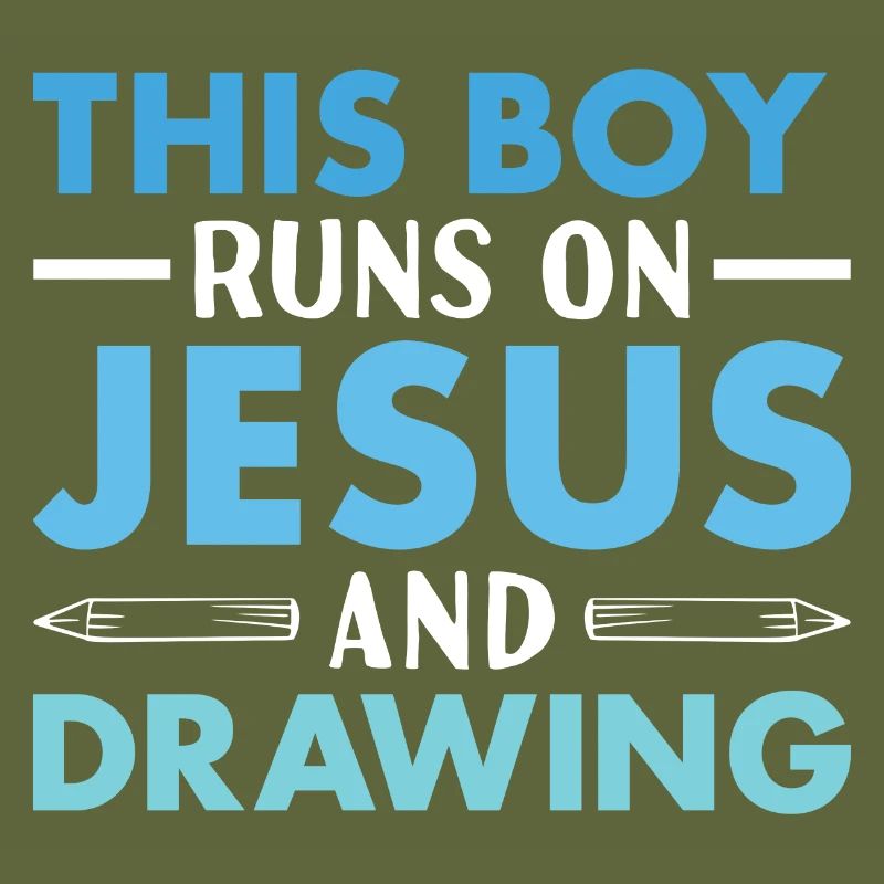 Drawer This Boy Runs On Jesus And Drawing