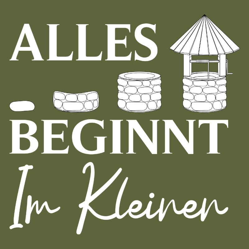 Construction de puits Tout commence dans le constructeur de petits puits