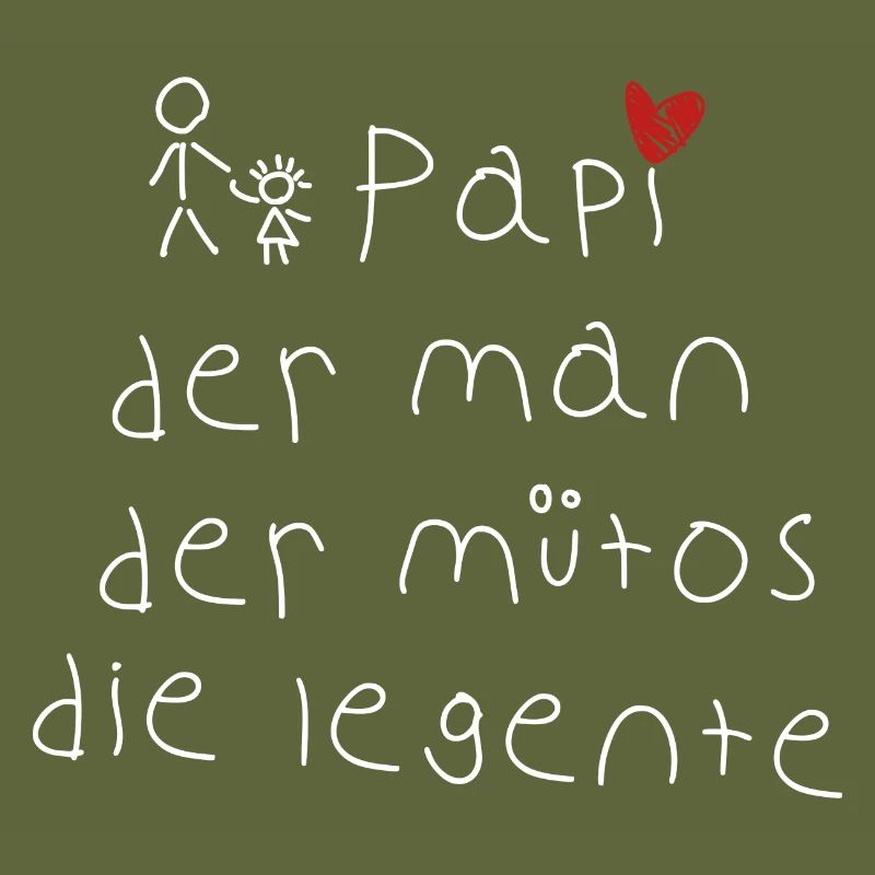 Papi - bester Papa - Mythos - Legende - Spruch