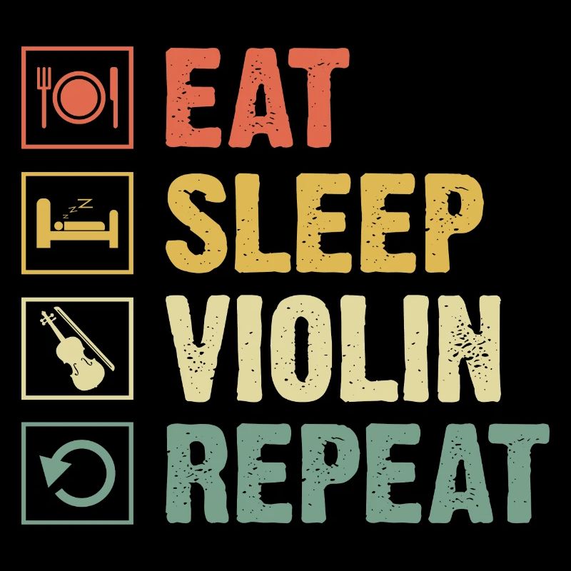 Eat Sleep Violin Repeat Violinist Fiddler Violinis