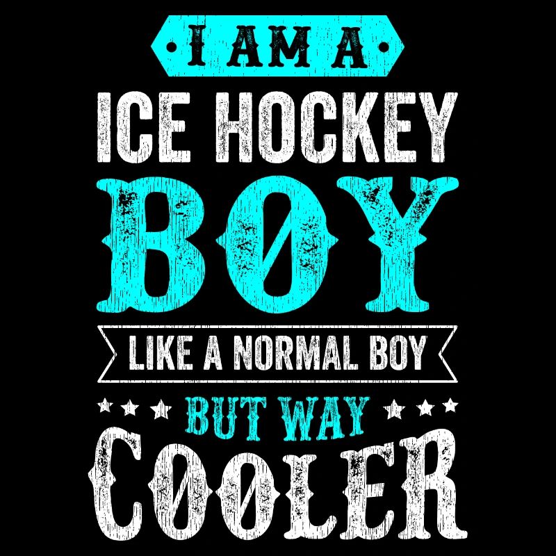 Ice Hockey Boy Eishockey Junge Mann Spruch