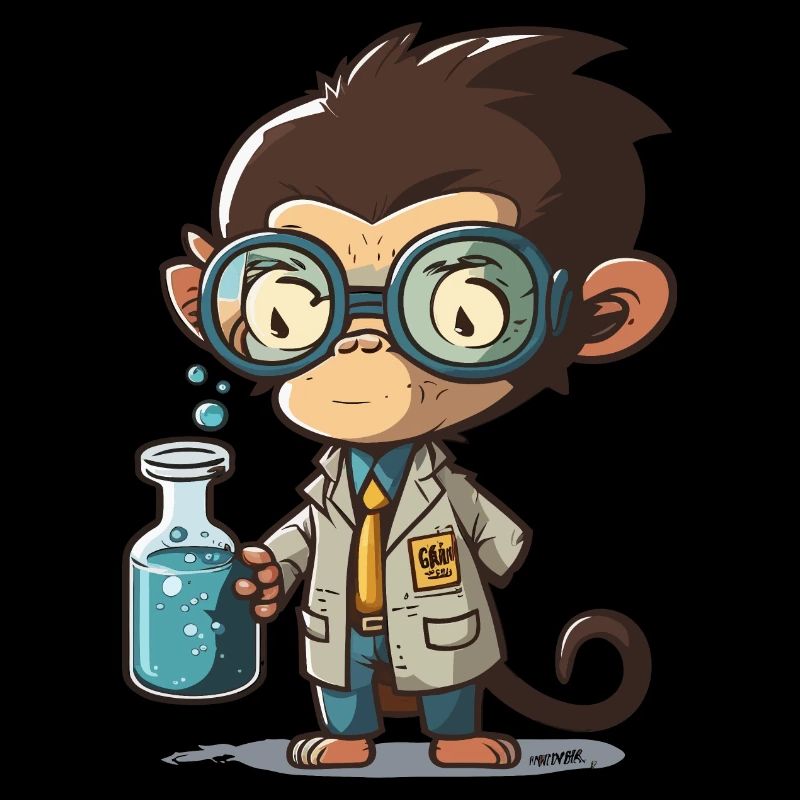 Scientifique des singes