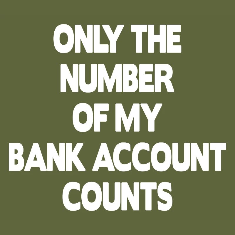 Seul le numéro de mon compte bancaire compte