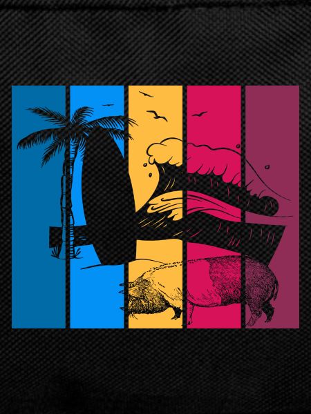Pig Surfboard Surfboard Surfer Beach