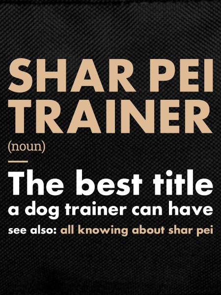 Shar Pei Trainer Definiton