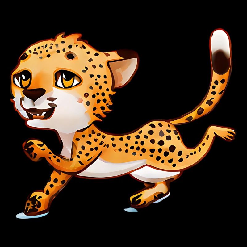 Cheetah rennt