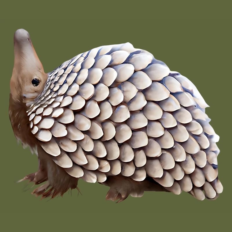 Conception de pangolin mignon
