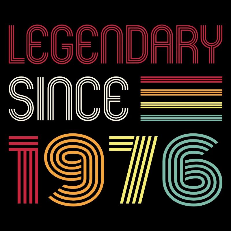 Birthday Legendary Since 1976