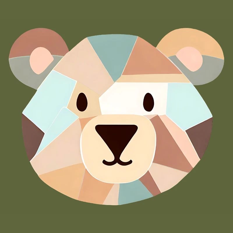 Cubist bear