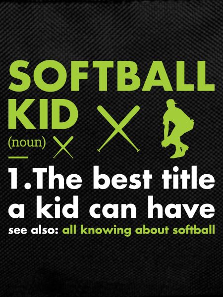 Sport Kid Definition Softball