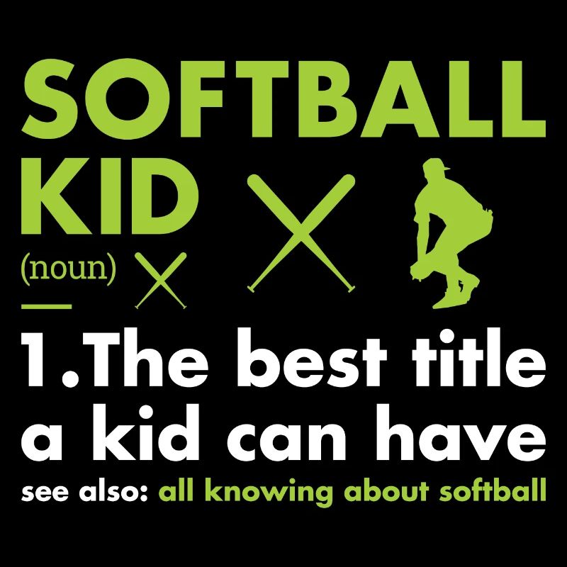Sport Kid Definition Softball