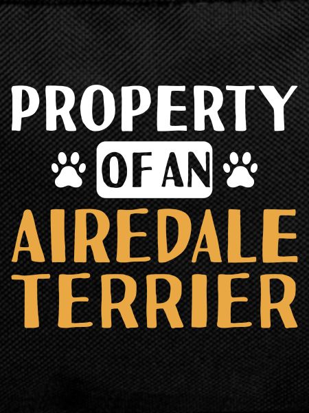 Property Of A Airedale Terrier