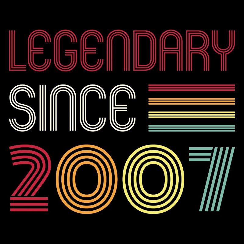 Birthday Legendary Since 2007