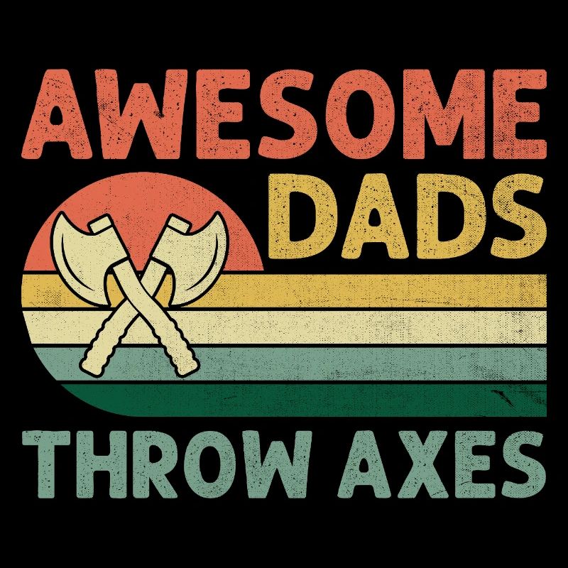 Awesome Dads Werfen Äxte Axt Werfen Beil