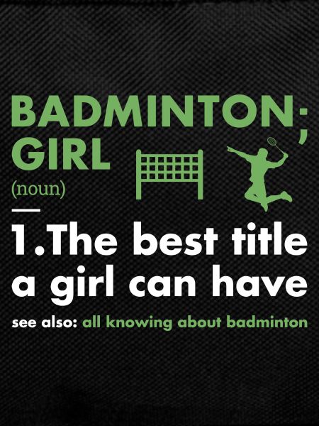 Sport Girl Definition Badminton