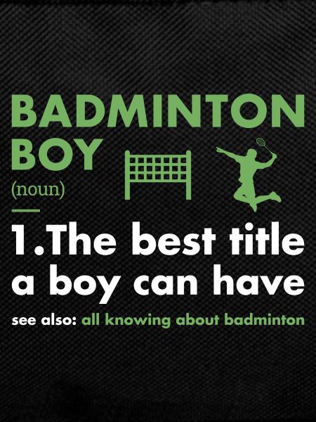 Sport Boy Definition Badminton