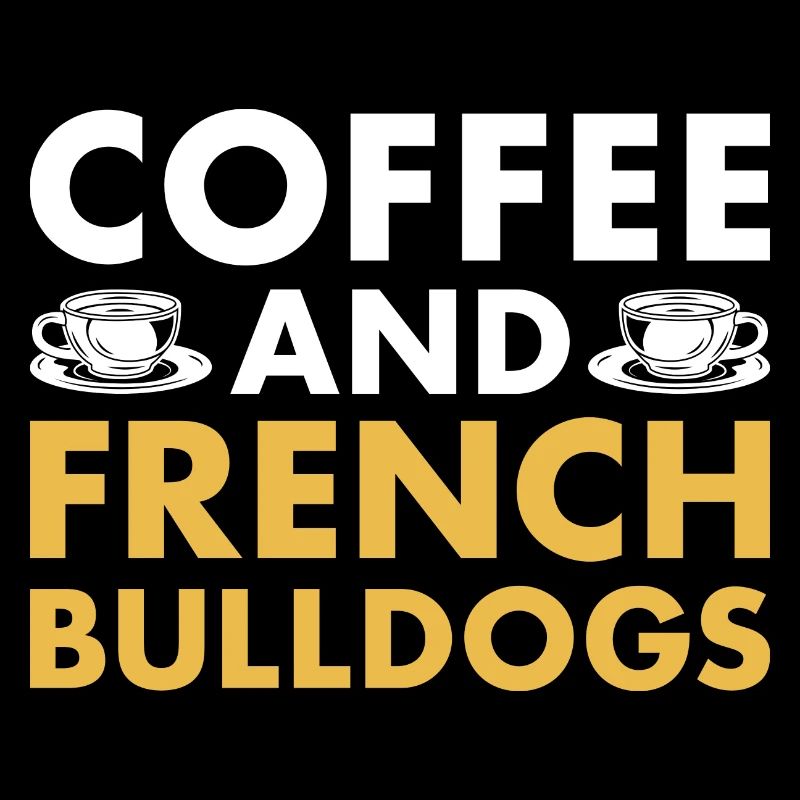 Café et bouledogue français