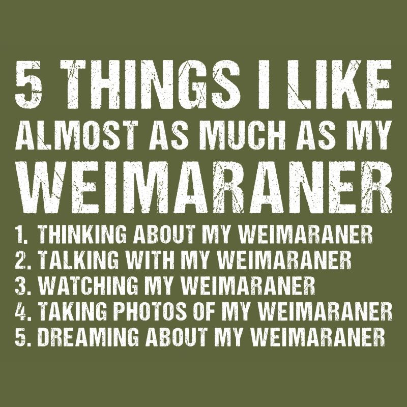 J’aime autant que mon braque de Weimar