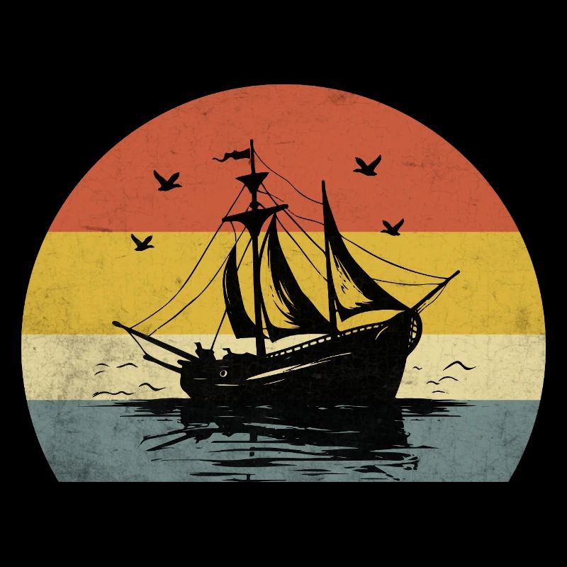 Retro Bootfahren Paddelboot