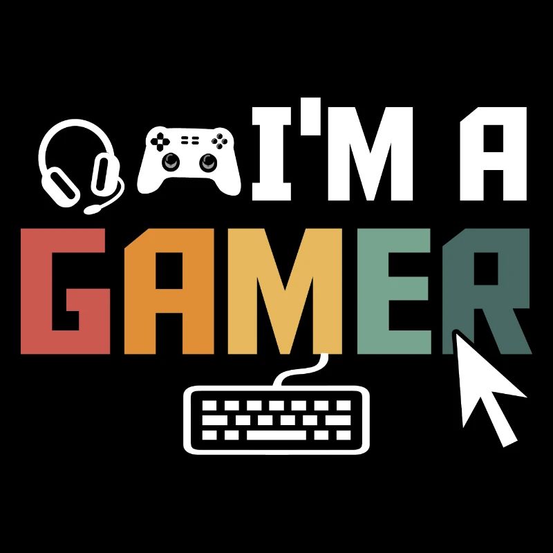 I'm A Gamer Video Game Player Gaming Nerd Geek Pc
