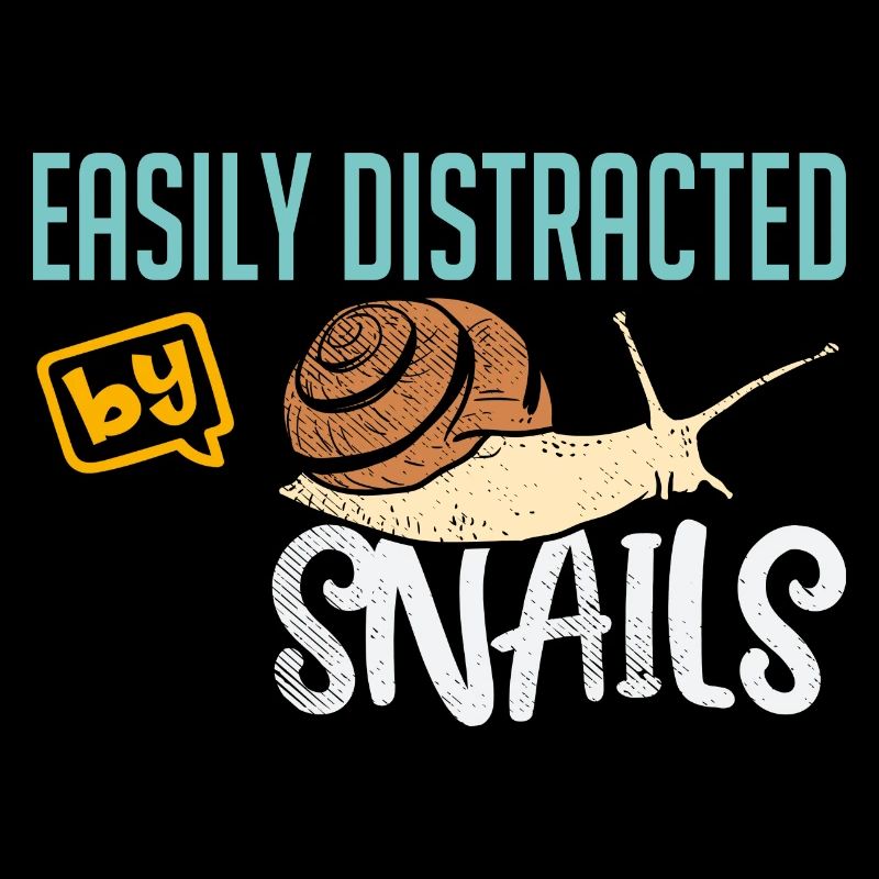 I'm crazy about snails gardening