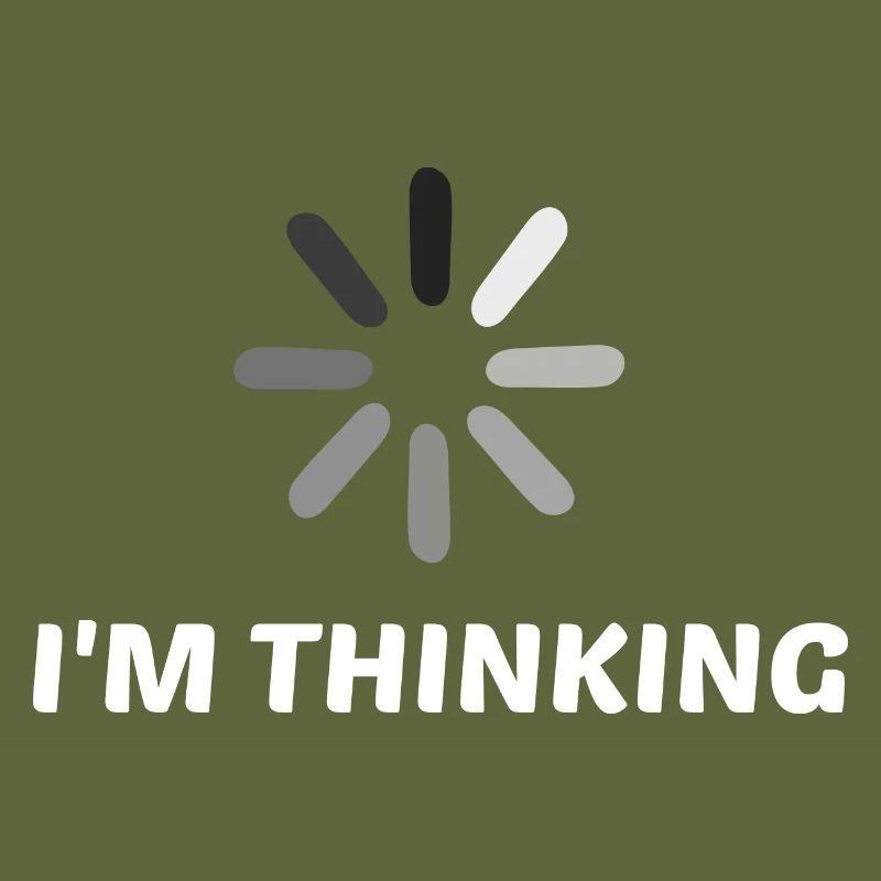 I'm Thinking Coder Software Developer Programmer N