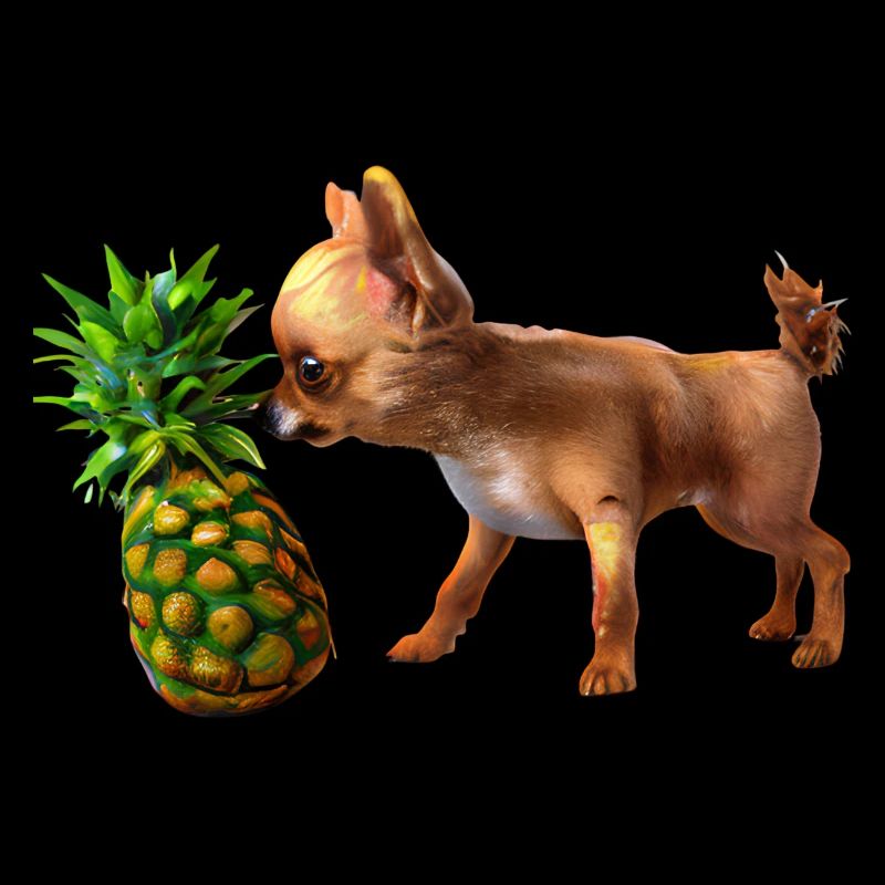 Chihuahua à l’ananas