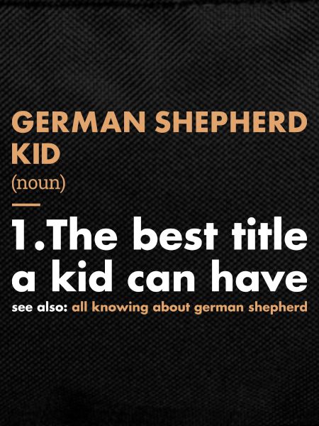 German Shepherd Kid Definition