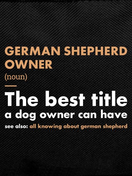German Shepherd Owner Definition