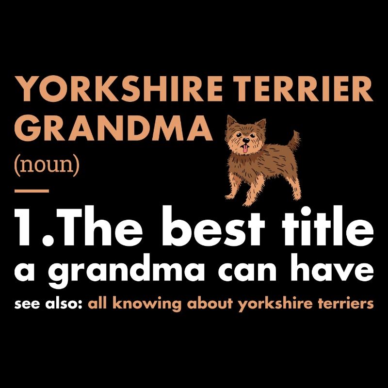 Yorkshire Terrier Grandma Definition
