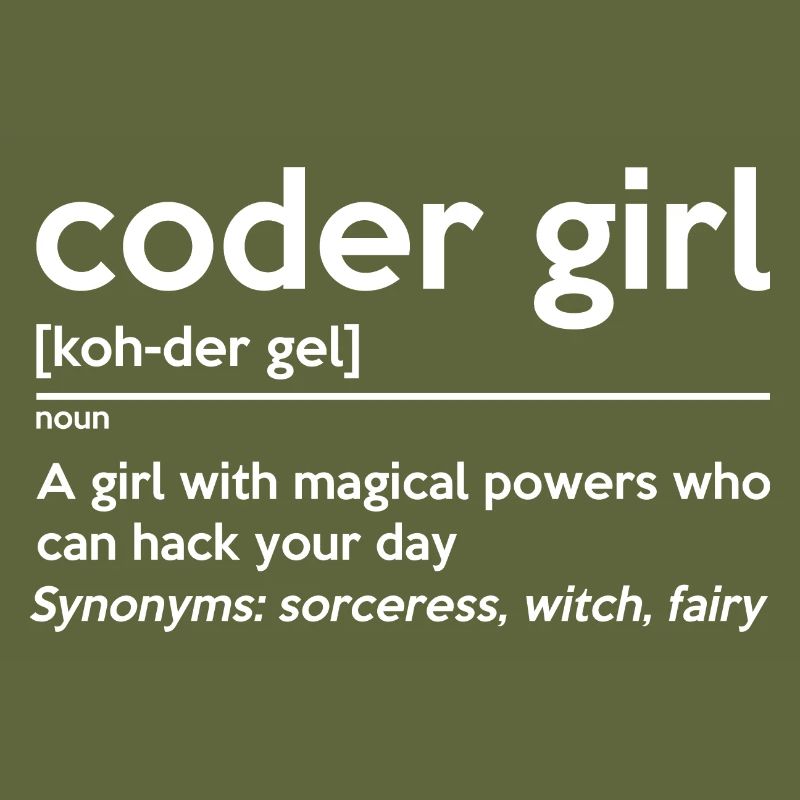 Coding Girl Definition Noun Software Developer Pro